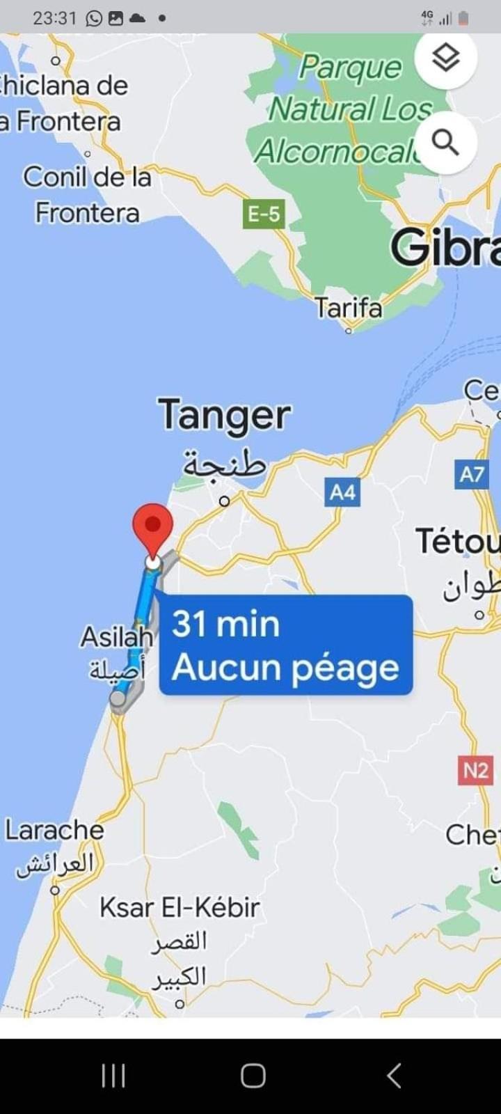 Appartement De Vacances Beralmar Chez Houda 아실라 외부 사진